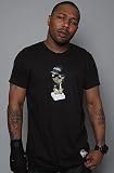 Undrcrwn The Compton’s Finest Tee in Black,T-shirts for Men
