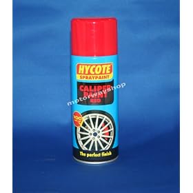 Red Brake Caliper Spray Paint Hycote 400ml Aerosol