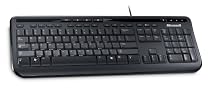Microsoft Wired Keyboard 600 Tastatur USB schwarz