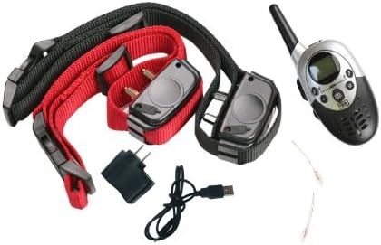 2 Dog Pet Training Collar LCD Remote Waterproof Rechargeable Shock Vibration