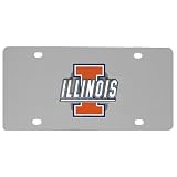 Illinois Fighting Illini NCAA License/Logo Plate