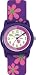 Timex Children's T89022 Purple Cloth Quartz Watch with White Dial
