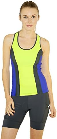 MooMotion Womens Fulton Racerback Tri Top Small Lime