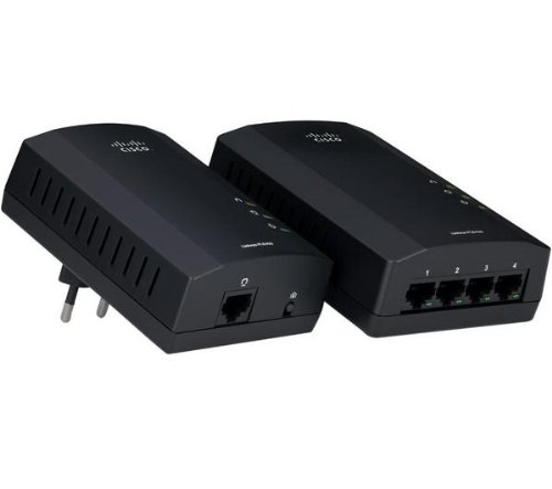 LINKSYS Kit de 2 adaptateurs CPL AV 4 ports 200 Mbps PLSK400