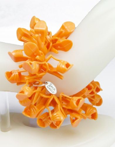 Tangerine Doll Shoe Bracelet