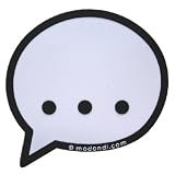 Modondi Dot Dot Dot Emoticon Rubber Pin
