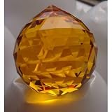 30mm Swarovski Strass with Logo Topaz Crystal Ball
