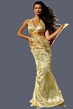 Sequined Halter Evening Dresses by Jovani