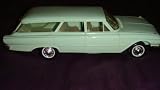 1961 Ford Country Sedan Stationwagon, Light Green, Hubley Dealer Promo/Coaster