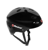 Razor V-17 Youth Multi-Sport Helmet, Gloss Black
