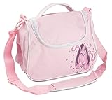 GIFTED DANCER Girls Dance Bag ballet shoes design pink with shoulder strap