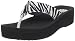 Yellow Box Women's Bamboo Wedge Sandal,Silver,8 M US
