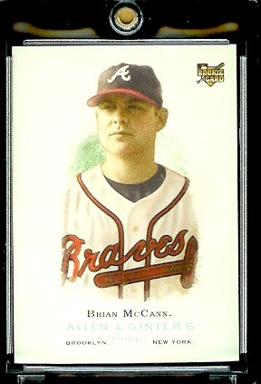 2006 Topps Allen & Ginter #259 Brian McCann Rookie Card Atlanta Braves Baseball Card