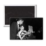 Ava Gardner - 3x2 inch Fridge Magnet - large magnetic button - Magnet