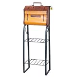 レトロバッグ型ポスト スタンドタイプ オレンジ