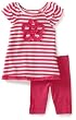 Flapdoodles Baby-Girls Infant Striped Tunic And Capri Set