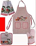 Elvis Presley Kitchen 4 Pcs Linens Set, Apron Towel Mitt