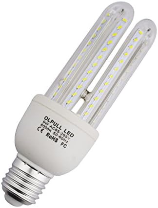 GREXISTAR 3W 5W 7W 9W 16W E27 LED Corn Light Bulb Lamp Cool White 6000K Energy Saving Replacement Conventional CFL Bulb Super Bright (9W)