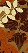 Ideal Home Range Golden Petals, Brown Guest Towel,  16-Count Package (Pack of 6)
