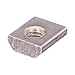 80/20 Inc., 25-1964, 25 Series, Slide-In Standard T-Nut Bright Zinc M6 X 1.0