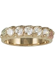 Black Hills Gold 10K Gold Diamond Ring