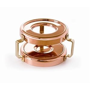 Mauviel Cuprinox Pour La Table Heater with Candle for Small Cuprinox Saucepan by 