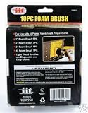 Foam Brush Set 10 Piece