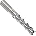 YG-1 E5984 Carbide Corner Radius End Mills, Inch, Extra Long Length, round Shank, TiCN Finish, Finishing Cut, Non-Center Cutting, 45 Degree Helix, For Use With Aluminum/Aluminum Alloys