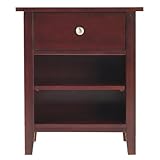 Modus Furniture Newport 1 Drawer Nightstand Cordovan