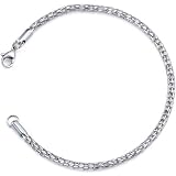 41eL lr5XfL. SL160  Contemporary Statement: Unisex Stainless Steel Fancy Fox Tail Style Chain Bracelet Free Shipping