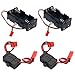2 Set ShareGoo On/Off Power Switch Battery Receiver & 4 Cell AA Battery Container Case Holder Pack Box with JST Plug for HSP Redcat 1/8 1/10 RC Nitro Power Car Crawler Truck