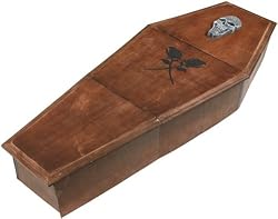 Wooden Halloween Coffin Yard Prop