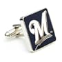 Milwaukee Brewers MLB Logo'd Executive Cufflinks w/Jewelry Box