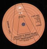 BOULEVARD OF BROKEN DREAMS 7 INCH (7" VINYL 45) UK EPIC 1978