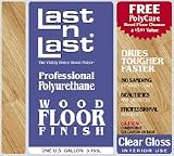 ABSOLUTE 54001 GLOSS LAST N LAST WOOD FLOOR FINISH 450 VOC SIZE:1 GALLON.