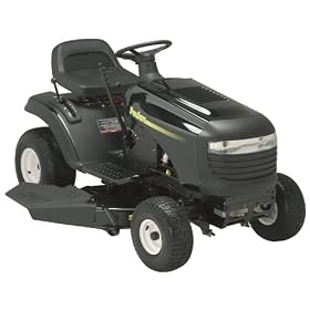 Poulan Lawn Tractor with 38-Inch Steel Deck, 15.5 HP Briggs & Stratton Engine, 5 Speed Transmission and 18-Inch Rear Tires (Non-CARB Compliant) #PO15538LT