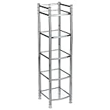 Zenith Studio Accents Linen Tower, Chrome