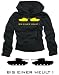 Sports : Bis einer heult ! Kapuzensweatshirt schwarz / gelb