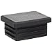 Kapsto 270 R 4030 1.5 - 2 Polyethylene Rectangular Plug, Black, 40x30 mm (Pack of 100)