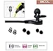 Bluetooth Headphones, BICOL Wireless Sports Earphones Headsets for Running Gym with Mic (Bluetooth 4.1, aptX, CVC 6.0 Noise Cancelling, Sweatproof)(Black)
