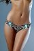  : Rosapois Chocolate and Turquoise Silk Brazilian Brief