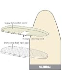 One Piece Ironing Board Cover & Pad Moderate Usage (51x17) in Natural by Polder Home Tools