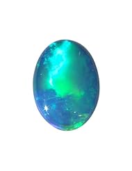 O&G Australia Natural Opal Doublet Gemstone, 6x8mm (0.84cttw)