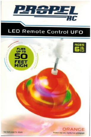 Propel Rc Led Remote Control Ufo Hovermaxx Bnip Hovers 50ft High (Color / Orange)