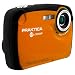 Praktica Dpix 5000WP Digitalkamera (6,4 cm (2,5 Zoll) Display, 5 Megapixel, Brennweite 5,14mm, 1-fach opt. Zoom) schwarz / orange
