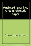 Analysed reporting : a research study paper