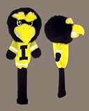 Iowa Hawkeyes NCAA Mascot Golf Club Head Cover NCAA College Athletics - Fan Shop Golfing Merchandise