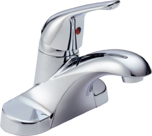 Delta B501LF Foundations Core-B Single Handle Lavatory Faucet Less Pop-Up, Chrome