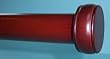 End Cap Finial in Mahagony for a 1-3/8" dowel rod - 2/pack [CAPITOL CITY LUMBER]