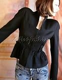 $2435 New BRIONI Black Virgin Wool Ruched Jacket 10